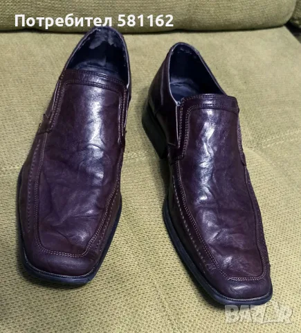 Официални класически мъжки обувки 43/44, снимка 4 - Официални обувки - 56067398