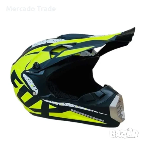 Кросова каска Mercado Trade, За мотор, Атв, Вело, S и M размер, V2, снимка 2 - Аксесоари и консумативи - 51282761