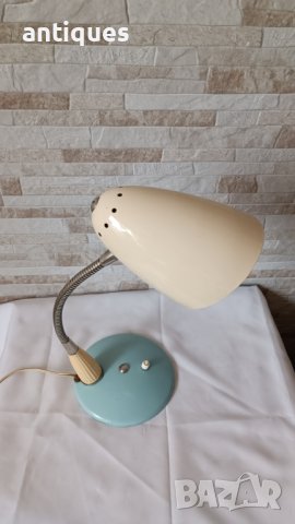 Метална полска лампа за бюро №19 - настолна - Антика, снимка 6 - Антикварни и старинни предмети - 40890037
