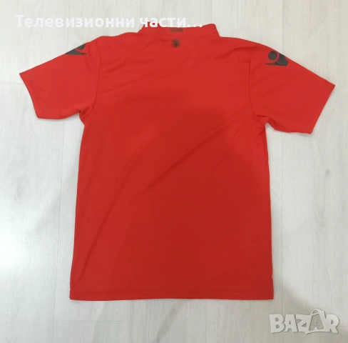 Футболна тениска Албания домакински екип от сезон 2016/2017 Macron размер М, снимка 6 - Спортни дрехи, екипи - 53324821