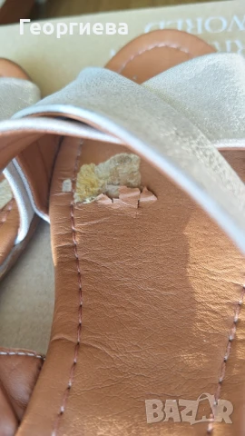 Златисти леки сандалки, снимка 5 - Сандали - 50982489