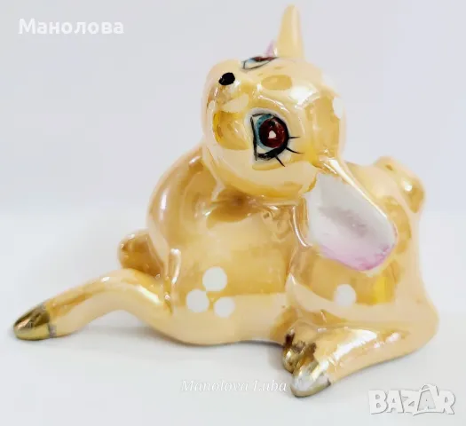 Порцеланова фигурка на еленче. , снимка 6 - Колекции - 49567451
