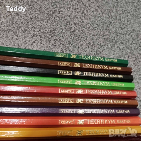 Стари цветни моливи Хемус Бургас, снимка 6 - Колекции - 51968373