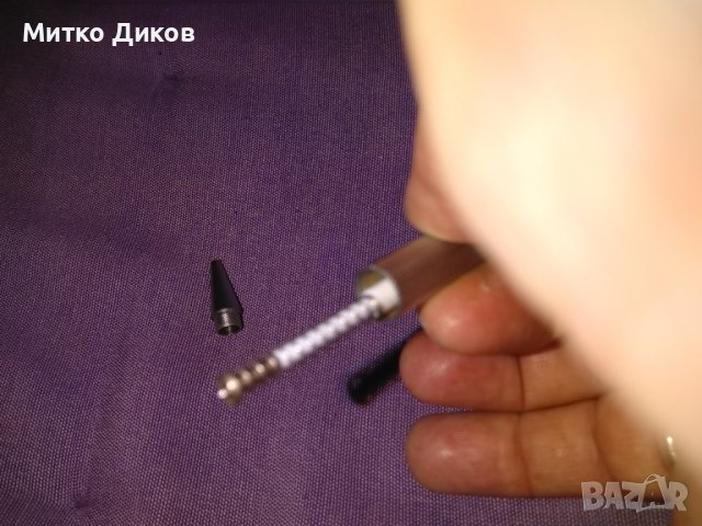 химикалка метална  нова №5 в кутия метална подаръчна, снимка 3 - Други - 41606444