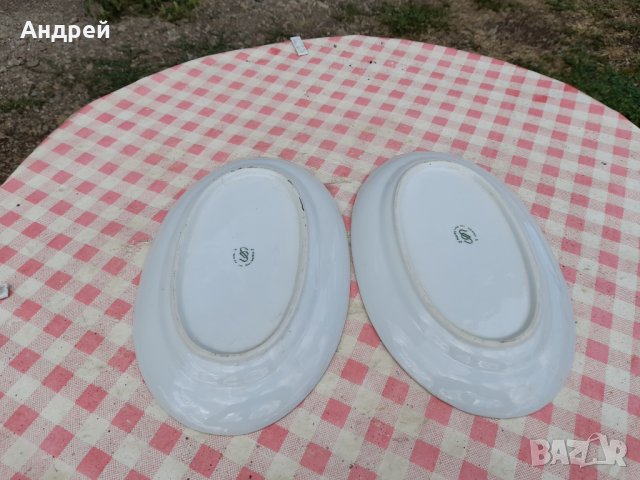 Стара порцеланова чиния,чинии #8, снимка 3 - Антикварни и старинни предмети - 33943158