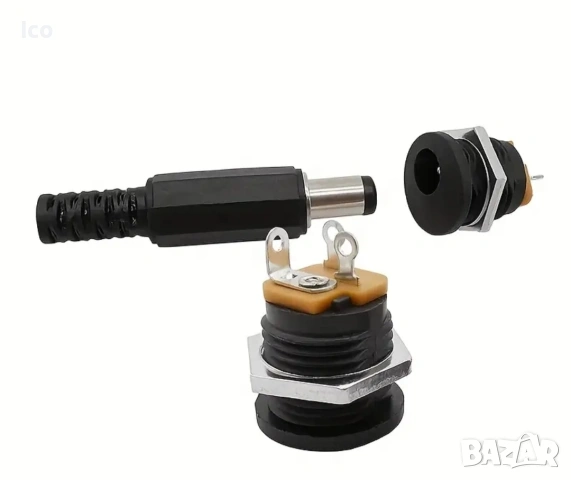 Мъжка и женска букса за електрически велосипед тротинетка 5.5x2.1mm