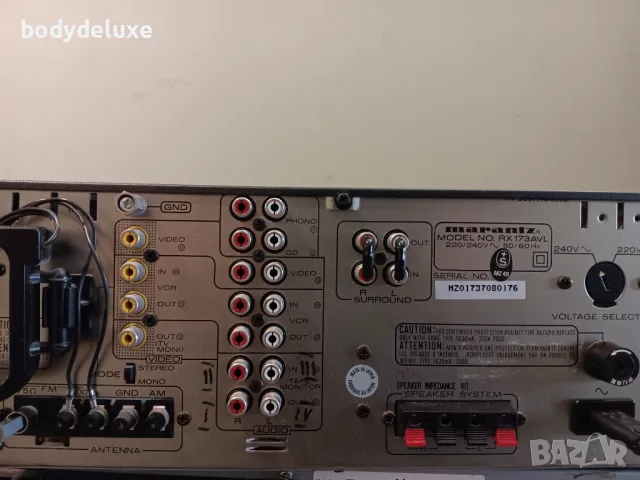 marantz RX173AV/RX173AVL тунер усилвател, снимка 3 - Ресийвъри, усилватели, смесителни пултове - 48545479
