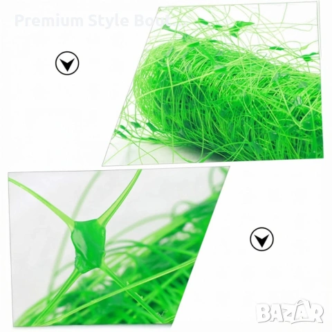 Здрава опорна градинска мрежа за фасул, домати и краставици – 1.5х10м, устойчива на UV и опън, снимка 12 - Градински мебели, декорация  - 53835960