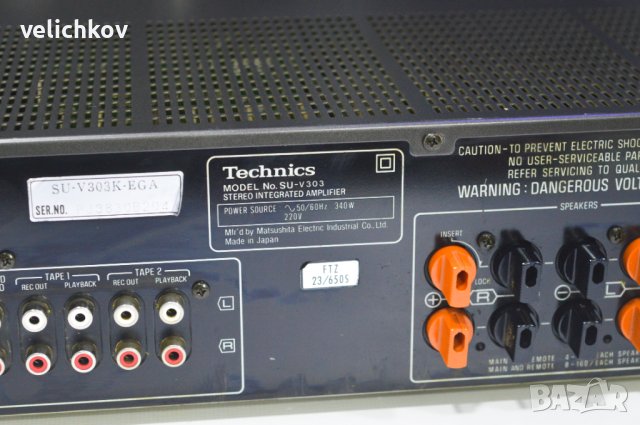 Транзисторен усилвател КЛАС Technics  SU-V303, снимка 5 - Ресийвъри, усилватели, смесителни пултове - 38929542