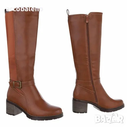 Дамски ботуши на висок ток, 2цвята , снимка 5 - Дамски ботуши - 48393607