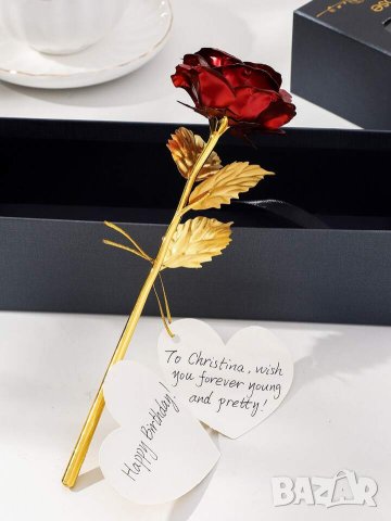 Вечна роза в луксозна кутия за подарък , снимка 2 - Други - 41736945