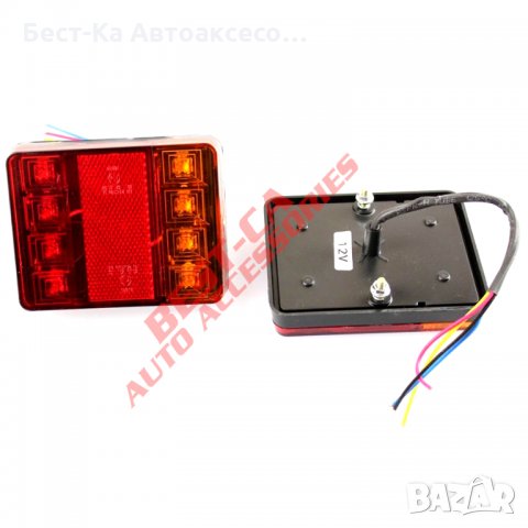 Комплект! диодни стопове за подходящи за ремаркета, бусове, платформи led 12v24v, снимка 4 - Аксесоари и консумативи - 33842481