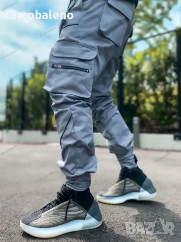 Мъжки модни широки прави карго панталони с много джобове, 4цвята , снимка 8 - Панталони - 39943925