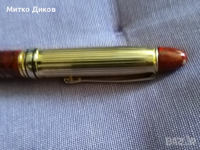 Дебела маркова метална химикалка ролер Кардура дебел пълнител, снимка 5 - Други - 42134362