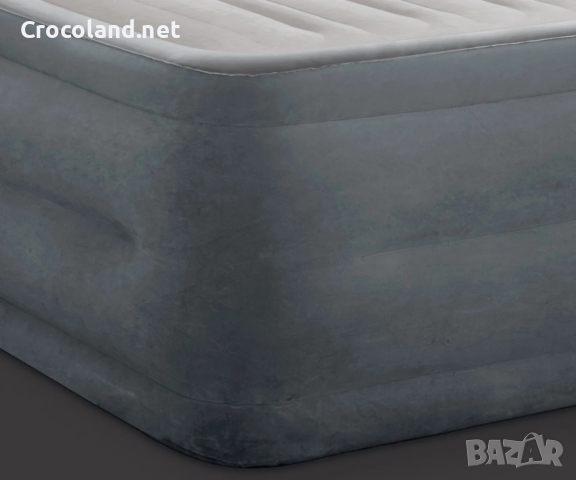 Надуваем матрак с помпа- Queen comfort bed high 152 x 203 x 56 см INTEX CROCOLAND, снимка 10 - Надуваеми легла - 44829616