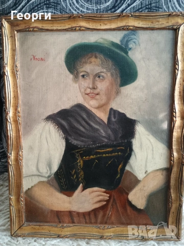 Картина масло-71, снимка 6 - Антикварни и старинни предмети - 53768542