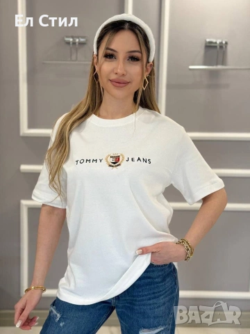 🩷Дамска тениска ✨🔥🔥🔥 👍 ✨𝗣𝗿𝗶𝗰e :16€ НА ЕДРО ✨𝗦ı𝘇𝗲:  SS MM LL 📌6 бр, снимка 9 - Тениски - 53671964