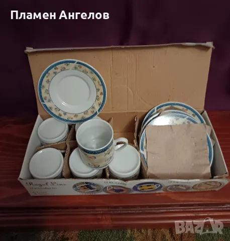 Стар сервиз за кафе-неупотребяван. , снимка 2 - Чаши - 48158175