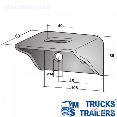 Монтажна планка поцинкована 45165110, снимка 2 - Части - 33967916