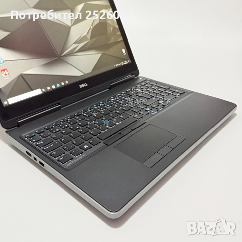 DELL Precision 7510/15,6” IPS/XEON/NVIDIA M1000/32GB DDR4/512GN NVMe, снимка 5 - Лаптопи за работа - 52390526