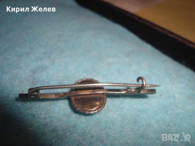 СТАРИННА СРЕБЪРНА СКЪПОЦЕННА АРТ ДЕКО БРОШКА с ШЛИФОВАН СКЪПОЦЕНЕН КРИСТАЛ МАЙСТОРСКА РАБОТА 25122, снимка 8 - Антикварни и старинни предмети - 35805632