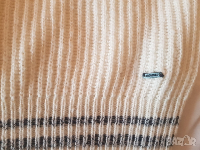 Памучен пуловер Broadway , снимка 3 - Блузи с дълъг ръкав и пуловери - 52508617