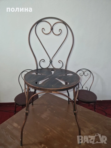 столове ковано желязо, снимка 3 - Други - 51454185