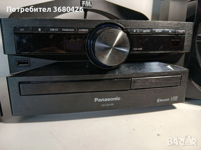 Продавам PANASONIK SA-UX 100 мощна стерео система 300 вата, снимка 3 - Аудиосистеми - 53125163