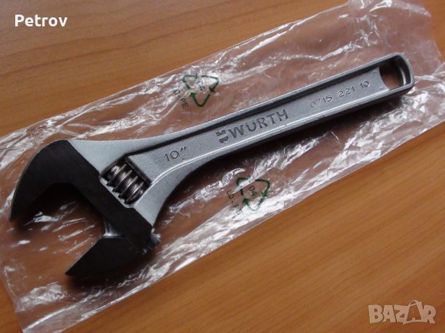 WÜRTH - Made in Germany - ЧИСТО НОВ ПРОФЕСИОНАЛЕН Раздвижен Ключ 10" (35 mm) - ORIGINAL GERMANY !!!!, снимка 5 - Гедорета - 44271279