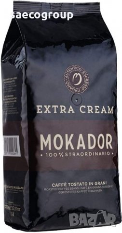 Кафе на зърна Mokador Extra Cream, снимка 1 - Домашни напитки - 33840276