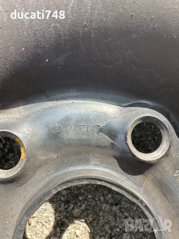 4бр. железни джанти с тасове 15" 5x112 - Skoda и VAG групата, снимка 6 - Гуми и джанти - 52065678