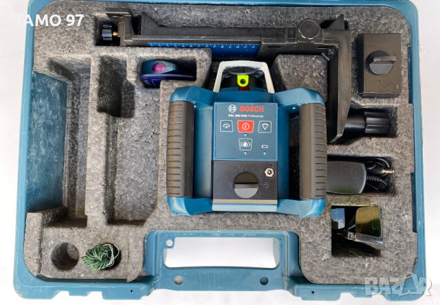 BOSCH GRL 300HVG - Ротационен лазер със зелен лъч!