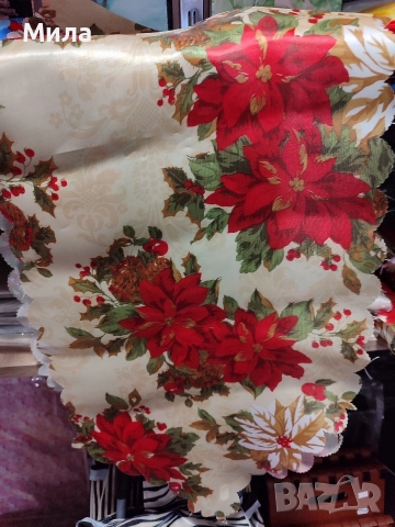 Коледни покривки, карета, снимка 12 - Покривки за маси - 52661626