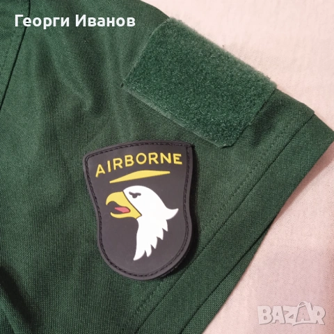 US ARMY 101st AIRBORNE SCREAMING EAGLES L/XL нова без етикет тениска армия САЩ, снимка 4 - Тениски - 53076288