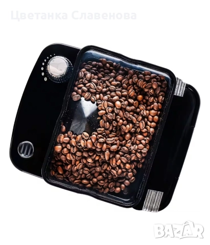 Кафе машина с мелачка HCMG105015SD 1.5л, хартиен филтър 1x4, с LCD дисплей и таймер, снимка 2 - Кафемашини - 52529927