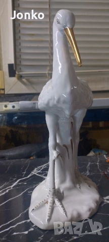 Статуетка щъркел Fena Porzellan, снимка 6 - Антикварни и старинни предмети - 52149813