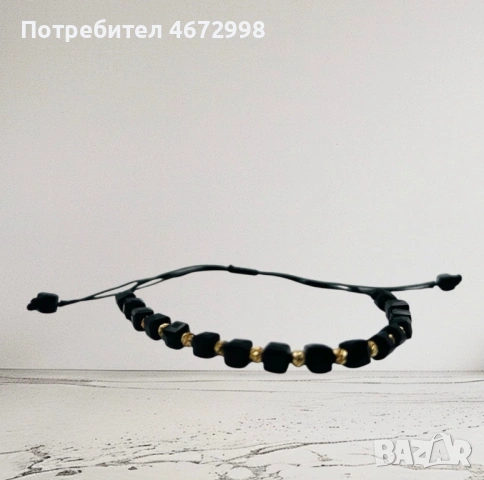 Златна гривна на конец 14к, снимка 3 - Гривни - 53254001