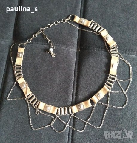 Декориращ колан "Versace" с естествен велур / Версаче