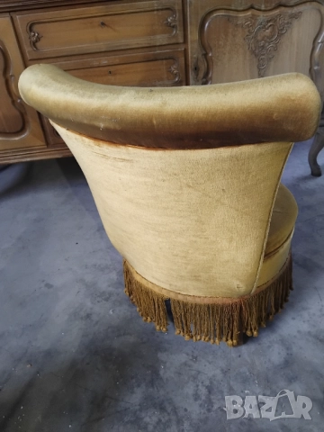 Ретро малко канапе Арт-деко, снимка 4 - Антикварни и старинни предмети - 52514987