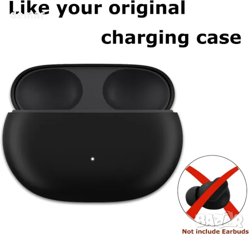 Заряден калъф, съвместим с безжични слушалки Beats Studio Buds/Buds+ (не включва слушалки), черен, снимка 2 - Безжични слушалки - 50288326