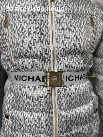 Michael Kors Дамско Зимно Яке С Пух На Качулката И Колан - 2 Цвята Код SK2183, снимка 5 - Якета - 56184389