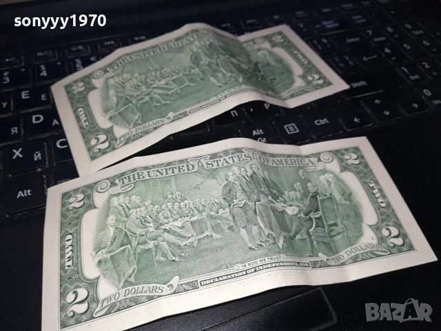 ДВЕ БАНКНОТИ ОТ 2 ДОЛАРА ЗА КОЛЕКЦИЯ 1808231853, снимка 13 - Колекции - 41897203