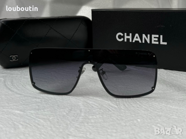 CH дамски слънчеви очила маска с лого, снимка 7 - Слънчеви и диоптрични очила - 44700986