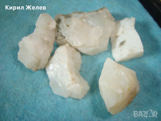 МЛЕЧЕН ОПАЛ - Лот 5 КЪСЧЕТА ПОЛУСКЪПОЦЕННИ КАМЪНИ РЯДЪК МИНЕРАЛ за КОЛЕКЦИЯ 24195, снимка 4 - Други ценни предмети - 35682039