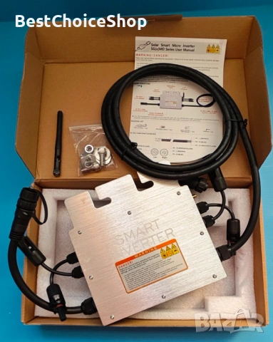 Соларен инвертор MPPT 600W, WiFi комуникация, подходящ за 30V-36V фотоволтаични модули. DC20-60Vвход, снимка 4 - Друга електроника - 53841553