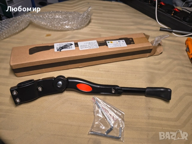 Регулируема стойка за велосипед, алуминиева задна стойка за велосипед 22"-26"

, снимка 2 - Велосипеди - 53778768