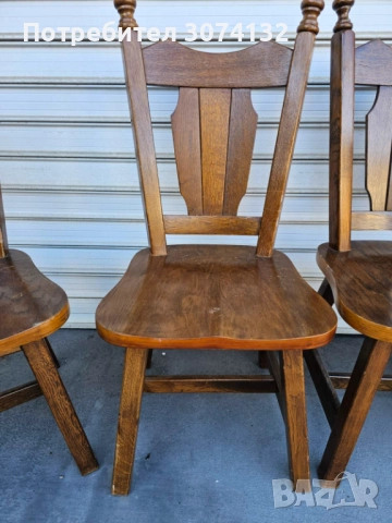 Масивни трапезни столове, снимка 2 - Столове - 52123126