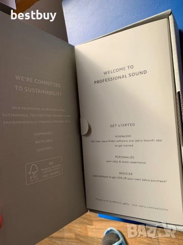 Чисто нови слушалки JABRA Evolver2buds, снимка 3 - Bluetooth слушалки - 52209405