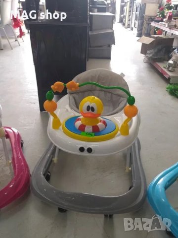 ПРОМО! Детска Проходилка Паяк Музикална за прохождане Пате 3 ЦВЯТА, снимка 3 - Проходилки - 44342310