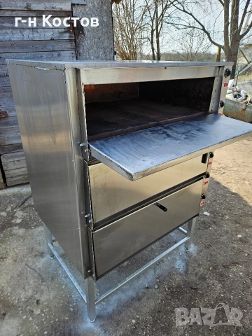 Фурна Печка за Закуски Пици Хляб Трифазна за 6 тави 60/40см., снимка 6 - Обзавеждане на кухня - 53709870